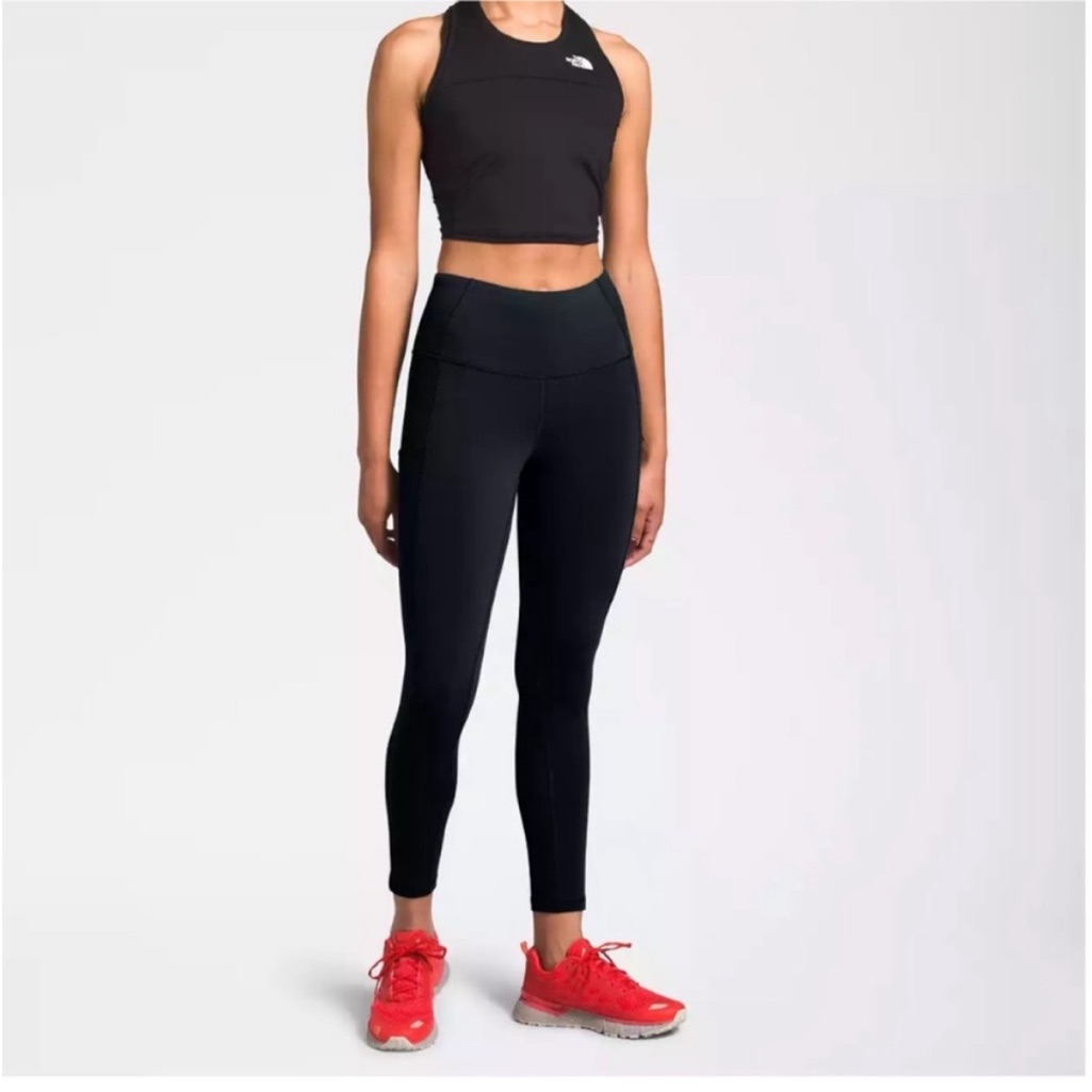 Women's Motivation High Rise Pocket 7/8 Tights Dark Gray